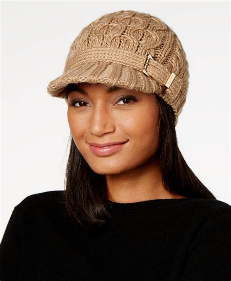 michael kors cable knit newsboy hat|Michael Kors Women's Cableknit Newsboy Hat, Dark Grey.